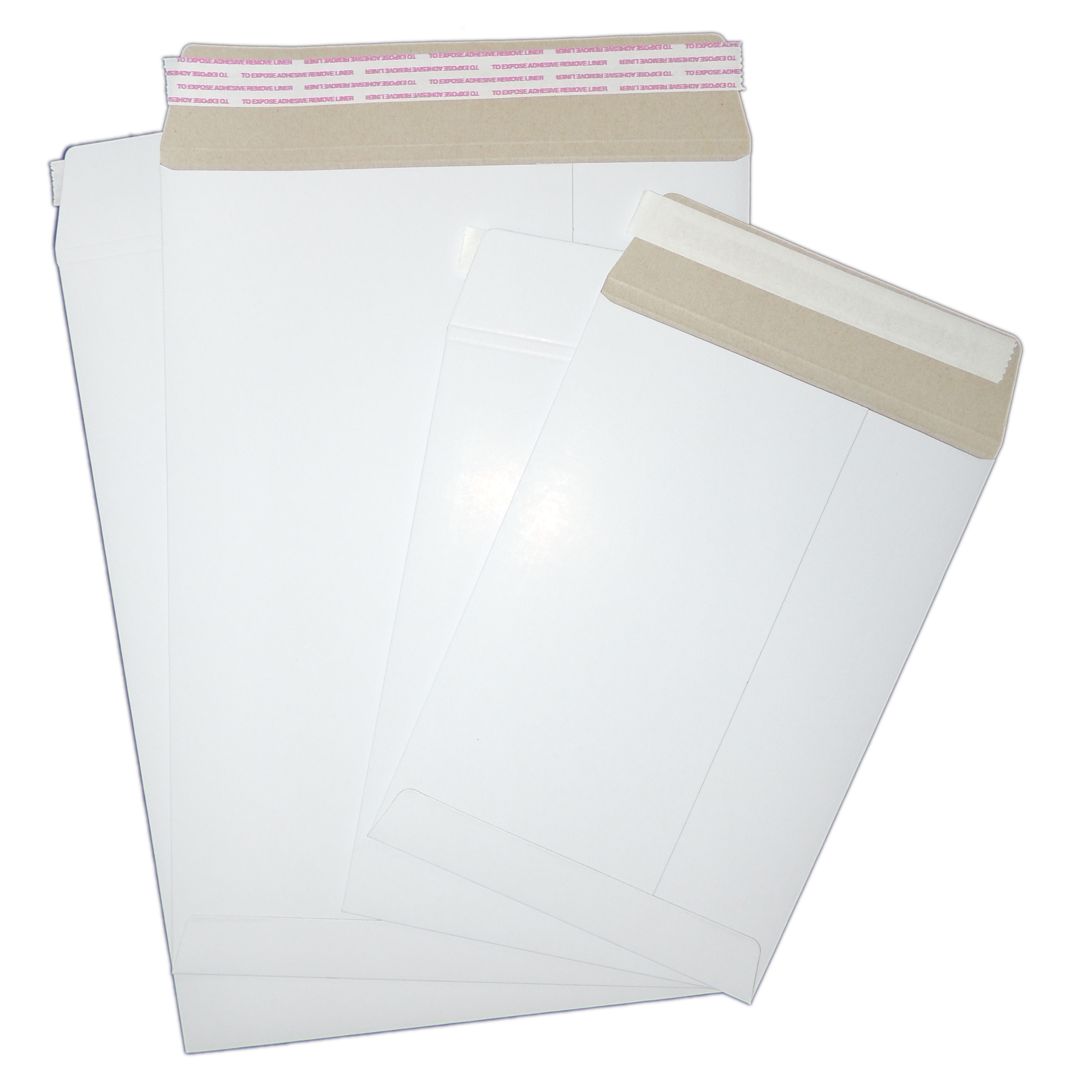 All Board Calendar Envelopes - Slim - 440mm x 170mm - White - Box of 100